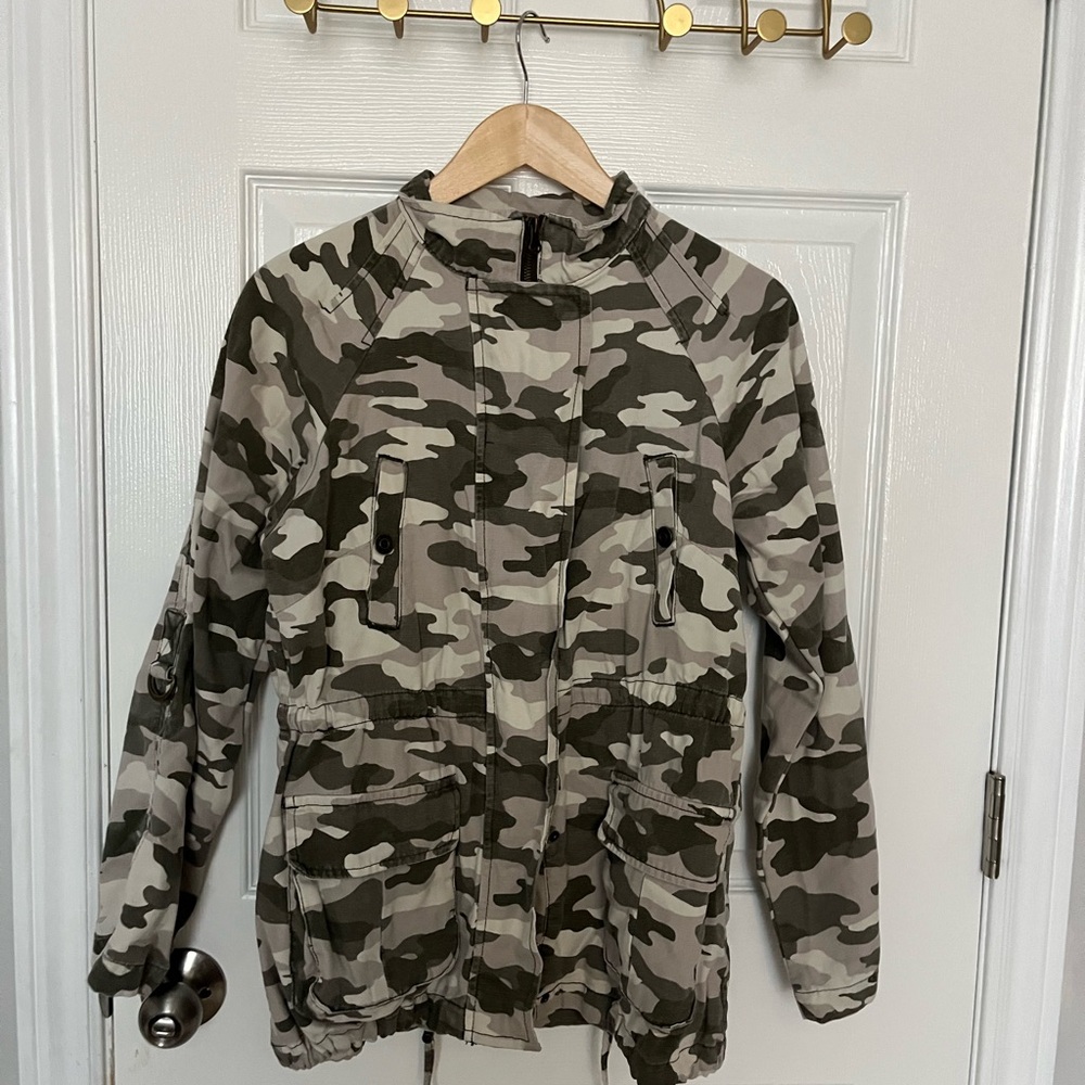 Kenzie Jeans Utility Jacket - Classic green/gray camo